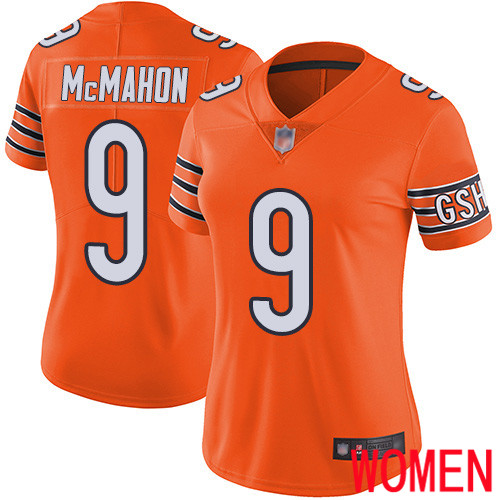 Chicago Bears Limited Orange Women Jim McMahon Alternate Jersey NFL Football 9 Vapor Untouchable